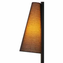 Lampes En Tissu-Luminaires Lucide Lampadaire Lucide GREGORY Noir, 1 lumière