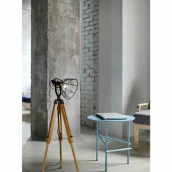 Lampes Vintages & Rétros-Luminaires Lucide Lampadaire Lucide JOSHUA Noir, 1 lumière