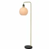 Luminaires Lucide Lampadaire Lucide JULIUS Nickel mat, Noir, 1 lumière