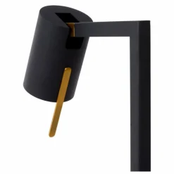 Lampes Industrielles-Luminaires Lucide Lampadaire Lucide LESLEY Noir, 1 lumière