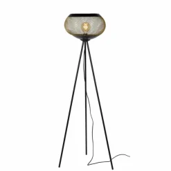 Lampes Dorées-Luminaires Lucide Lampadaire Lucide LUCAS Noir, 1 lumière