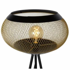 Lampes Dorées-Luminaires Lucide Lampadaire Lucide LUCAS Noir, 1 lumière