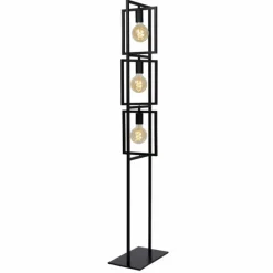 Luminaires Lucide Lampadaire Lucide LUUK Noir, 3 lumières* Lampadaires Et Lampes Sur Pied