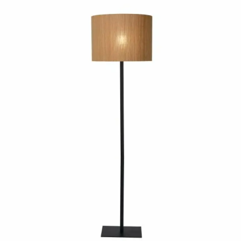 Style Boho-Chic-Luminaires Lucide Lampadaire Lucide MAGIUS Noir, 1 lumière