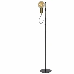 Luminaires Lucide Lampadaire Lucide MALCOLM Noir, 1 lumière* Lampadaires Et Lampes Sur Pied