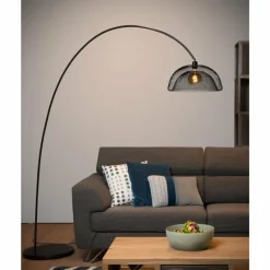 Luminaires Scandinaves-Luminaires Lucide Lampadaire Lucide MESH Noir, 1 lumière