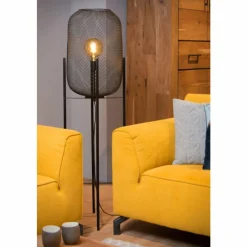Luminaires Lucide Lampadaire Lucide MESH Noir, 1 lumière* Lampadaires Et Lampes Sur Pied