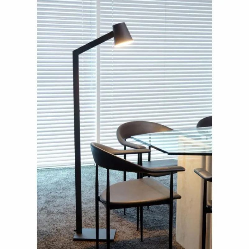 Luminaires Scandinaves-Luminaires Lucide Lampadaire Lucide MIZUKO Noir, 1 lumière