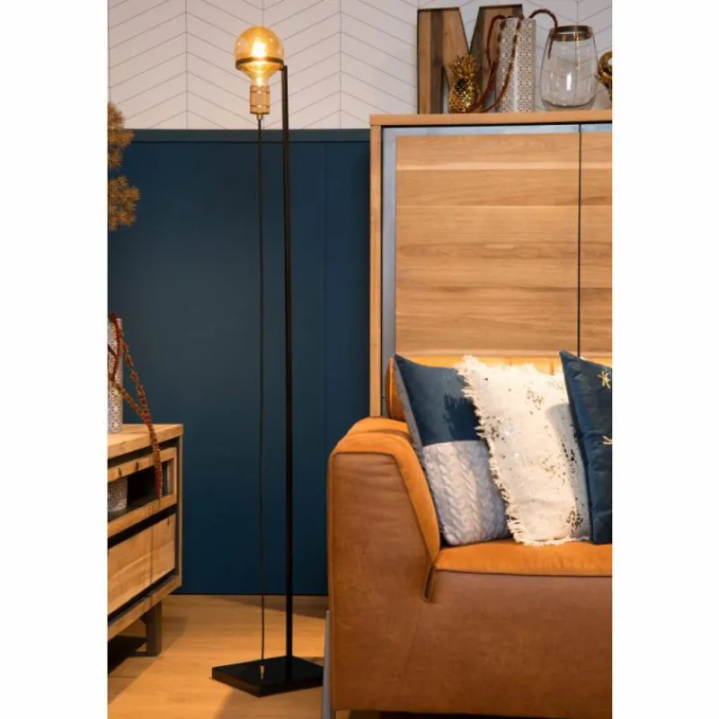 Luminaires Scandinaves-Luminaires Lucide Lampadaire Lucide OTTELIEN Noir, 1 lumière