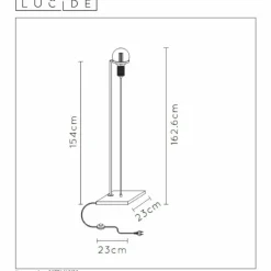 Luminaires Scandinaves-Luminaires Lucide Lampadaire Lucide OTTELIEN Noir, 1 lumière