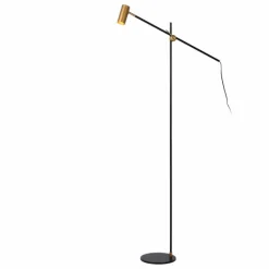 Luminaires Scandinaves-Luminaires Lucide Lampadaire Lucide PHILINE Noir, 1 lumière