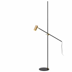 Luminaires Scandinaves-Luminaires Lucide Lampadaire Lucide PHILINE Noir, 1 lumière