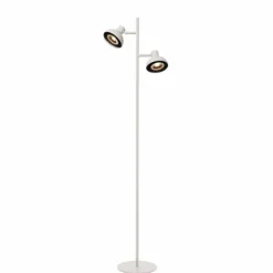 Luminaires Lucide Lampadaire Lucide SENSAS Blanc, 2 lumières* Lampadaires Et Lampes Sur Pied