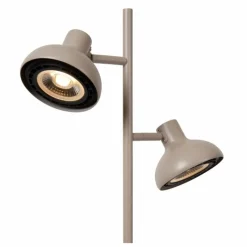 Luminaires Lucide Lampadaire Lucide SENSAS Beige, 2 lumières* Lampadaires Et Lampes Sur Pied