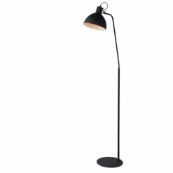 Lampes Industrielles-Luminaires Lucide Lampadaire Lucide SHADI Noir, 1 lumière
