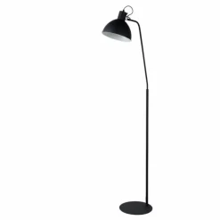 Lampes Industrielles-Luminaires Lucide Lampadaire Lucide SHADI Noir, 1 lumière