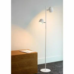 Luminaires Rustiques-Luminaires Lucide Lampadaire Lucide SKANSKA LED Blanc, 2 lumières