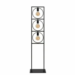 Luminaires Lucide Lampadaire Lucide SUUS Noir, 3 lumières* Lampadaires Et Lampes Sur Pied
