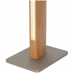 Luminaires Rustiques-Luminaires Lucide Lampadaire Lucide SYTZE LED Bois clair, 1 lumière