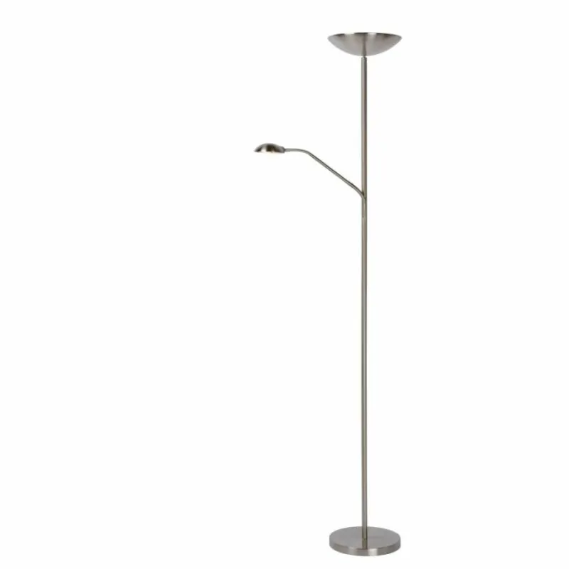 Luminaires Rustiques-Luminaires Lucide Lampadaire Lucide ZENITH LED Chrome, 1 lumière