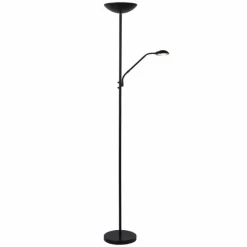 Luminaires Rustiques-Luminaires Lucide Lampadaire Lucide ZENITH LED Noir, 1 lumière