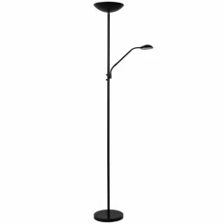 Luminaires Rustiques-Luminaires Lucide Lampadaire Lucide ZENITH LED Noir, 1 lumière