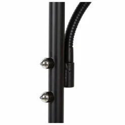 Luminaires Rustiques-Luminaires Lucide Lampadaire Lucide ZENITH LED Noir, 1 lumière