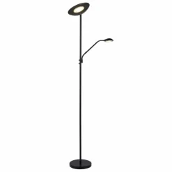 Luminaires Rustiques-Luminaires Lucide Lampadaire Lucide ZENITH LED Noir, 1 lumière