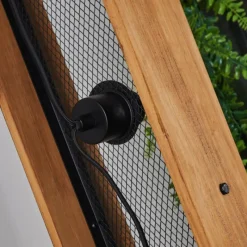 Lampes Vintages & Rétros-hofstein Lampadaire Maahui Écru, Noir, 4 lumières