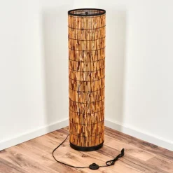 Luminaires Scandinaves-hofstein Lampadaire Maili Noir, 3 lumières