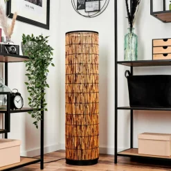 Luminaires Scandinaves-hofstein Lampadaire Maili Noir, 3 lumières