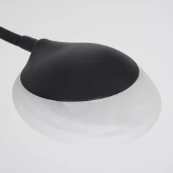 hofstein Lampadaire Mairoa LED Noir, 2 lumières