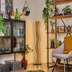 hofstein Lampadaire Malling LED Écru, Noir, Blanc, 1 lumière