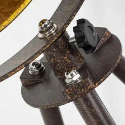 Lampes Dorées-hofstein Lampadaire Maloy Chrome, Rouille, 1 lumière