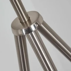 Lampes En Tissu-hofstein Lampadaire Malu Nickel mat, 1 lumière