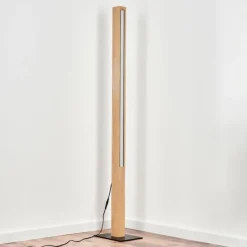 hofstein Lampadaire Mansupa LED Écru, Noir, 1 lumière