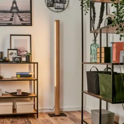 hofstein Lampadaire Mansupa LED Écru, Noir, 1 lumière