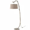 Lampes En Tissu-Luminaires Mantra Lampadaire Mantra SABINA Brun, 1 lumière