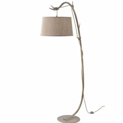 Lampes En Tissu-Luminaires Mantra Lampadaire Mantra SABINA Brun, 1 lumière