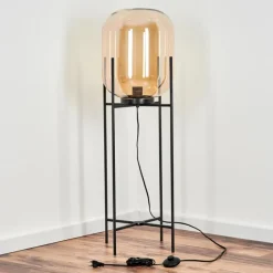 hofstein Lampadaire Manzano Noir, 1 lumière