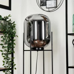 hofstein Lampadaire Manzano Noir, 1 lumière