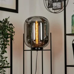 hofstein Lampadaire Manzano Noir, 1 lumière