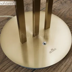 hofstein Lampadaire Mapleton LED Nickel mat, 3 lumières, Télécommandes