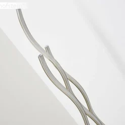 hofstein Lampadaire Mapleton LED Nickel mat, 3 lumières, Télécommandes