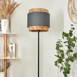 Luminaires Scandinaves-hofstein Lampadaire Marieux Noir, 1 lumière