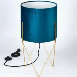 Lampes En Tissu-hofstein Lampadaire Maripi Laiton, 1 lumière