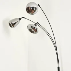 hofstein Lampadaire Maynal Noir, 3 lumières