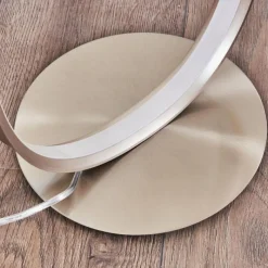 hofstein Lampadaire Medle LED Nickel mat, 1 lumière* Éclairage Led