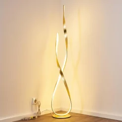 Lampes Dorées-hofstein Lampadaire Medle LED Or, 1 lumière