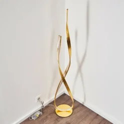 Lampes Dorées-hofstein Lampadaire Medle LED Or, 1 lumière